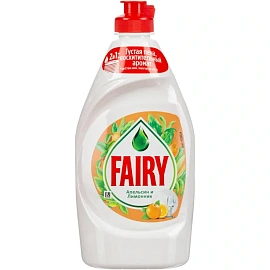 Средство для мытья посуды Fairy Апельсин и лимонник гель 0.45 л