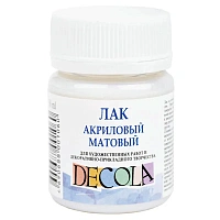 Лак акриловый матовый "Декола", 50 мл, в банке, Невская Палитра, 5828921