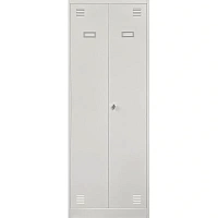 Шкаф хозяйственный металлический 2L-B1C-530 (светло-серый, 530х500х1850 мм)