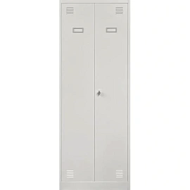 Шкаф хозяйственный металлический 2L-B1C-530 (светло-серый, 530х500х1850 мм)