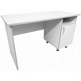 Стол медицинский STR Medical MD CM 10.07 с тумбой (белый, 1300х600х750 мм)