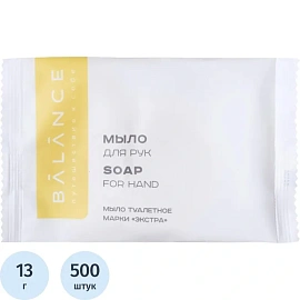 Мыло туалетное Balance 13 г флоупак (500 штук в упаковке)