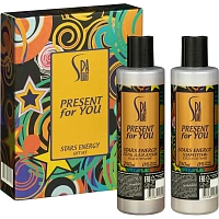 Подарочный набор для женщин Present For You Stars Energy (шампунь и гель для душа, 2x250 мл)