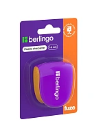 Точилка пластиковая Berlingo "Fuze Ergo" 1 отверстие, контейнер, фиолетовая, блистер