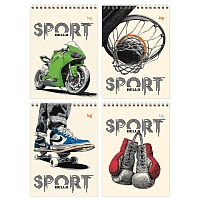 Блокнот А5 40л. на гребне BG "Спорт
