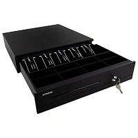 Ящик денежный механический SB-405-B, 405x420x92 мм, ЧЕРНЫЙ, VITRANA (ВИТРАНА), 291407