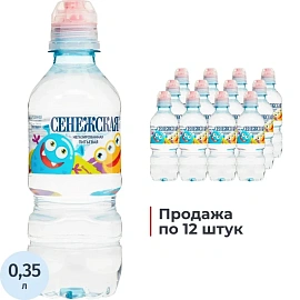 Вода питьевая Сенежская негазированная 0.35 л