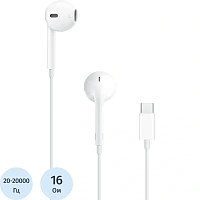 Наушники проводные Apple EarPods белые (MYQY3ZM/A)