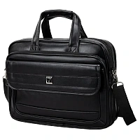 Сумка портфель BRAUBERG DANDY с отделением для ноутбука 15-16", 2 отделения, экокожа, "Quantum", 31х41х15 см, 240511