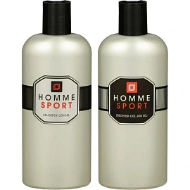 Подарочный набор для мужчин Homme Sport (шампунь и гель для душа, 2x250 мл)