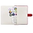 Ежедневник недатированный, А5, 136л., кожзам, Berlingo "Symbol", с магнитной застежкой, красный Фото 4