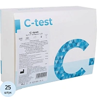 Тест C-test экспресс на антиген Covid-19 и грипп А/В C-test (25 штук в упаковке)