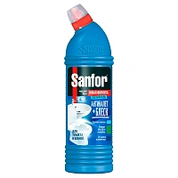 Средство для уборки туалета 750 г, SANFOR WC gel (Санфор гель) "Морской бриз", 29734