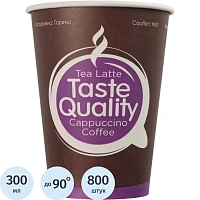 Стакан одноразовый бумажный TasteQuality 300/430 мл (800 штук в упаковке)