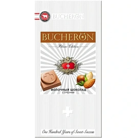 Шоколад Bucheron Blanc Edition молочный с орехами 85 г