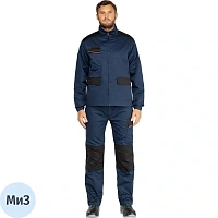 Куртка рабочая летняя мужская Delta Plus MACH1 Range синяя (размер 60-62, рост 188-196)