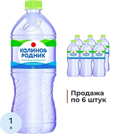 Вода минеральная Калинов Родник столовая негазированная 1 л