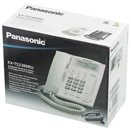 Телефон проводной Panasonic KX-TS2388 белый