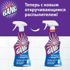 Универсальное чистящее средство Cillit Bang Мегаблеск+Защита жидкость 750 мл