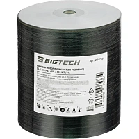 Диск CD-R BigTech 700 МБ 48x pack wrap YCDRB007 (100 штук в упаковке)
