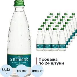 Вода минеральная San Bernardo Naturale столовая негазированная 0.33 л