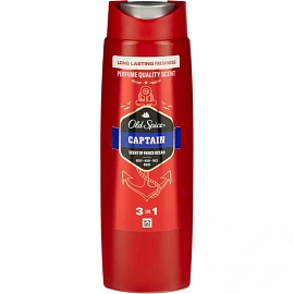 Подарочный набор для мужчин Old Spice Captain (дезодорант-спрей 150 мл, гель для душа 3в1 250 мл)