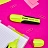 Текстовыделитель Комус Neon Line жёлтый (толщина линии 1-5 мм) Фото 2