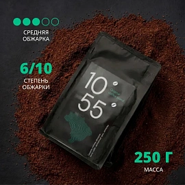 Кофе молотый Деловой Стандарт 10/55 арабика 100 % 250 г (пакет)