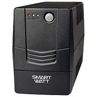 Источник бесперебойного питания SMARTWATT UPS UNI 850E, 850 ВА (510 Вт), 2 розетки, 3703020390008