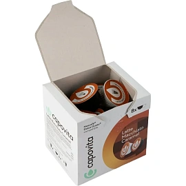 Кофе в капсулах для кофемашин Capovita Latte Macchiato Caramel (16 шт. в упаковке)