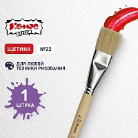 Кисть Комус Класс (№1 School) плоская щетина №22