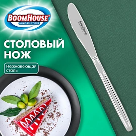 Нож столовый CLASSIC, 1 шт., нержавеющая сталь, серебристый, BOOMHOUSE (БУМХАУС), 702286
