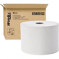Материал протирочный нетканый в рулоне Kimberly-Clark WypAll X50 GeneralClean 800 листов 25x25 см белый 1-слойный 54 г/кв.м