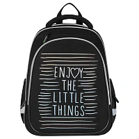 Ранец Berlingo Expert Light Pro "Enjoy the little things" 38*28*19см, 3 отделения, 2 кармана, анатомическая спинка