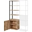 Полустеллаж для документов Easy To Lead K-Loft 241H027 (дуб натуральный/чёрный, 645х400х2105 мм) Фото 3