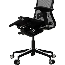 Кресло для руководителя Metta Samurai Black Edition New эргономичное чёрное (сетка, пластик)