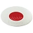 Ластик BRAUBERG "Oval PRO", 40х26х8 мм, овальный, красный пластиковый держатель, 229560 Фото 0