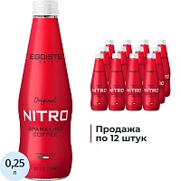 Кофейный напиток Egoiste Nitro Sparkling Coffee Bottle 0.25 л