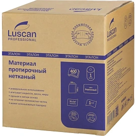 Материал протирочный нетканый в рулоне Luscan Professional 400 листов 28x34 см бирюзовый 1-слойный 70 г/кв.м