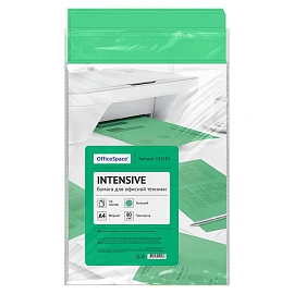 Бумага цветная OfficeSpace "Интенсив" А4, 80г/м2, 50л. (зеленый)