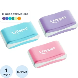 Ластик Maped Essentials Soft из синтетического каучука прямоугольный 21x33x10 мм (112921)