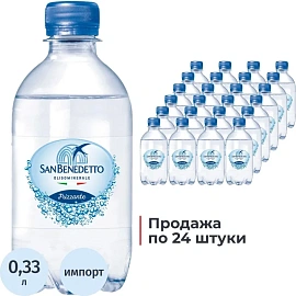 Вода минеральная San Benedetto столовая газированная 0.33 л