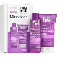 Подарочный набор для женщин Librederm Miceclean Демакияж и очищение (пенка для умывания, 160 мл и вода для снятия макияжа, 200 мл)