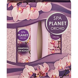 Подарочный набор для женщин Spa Planet Orchid (шампунь и гель для душа, 2x250 мл)