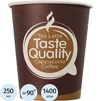 Стакан одноразовый бумажный TasteQuality 250/280 мл (1400 штук в упаковке)