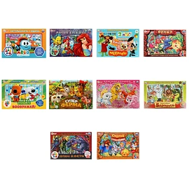 Игра-ходилка настольная, ЛИЦЕНЗИОННЫЕ СЮЖЕТЫ, ассорти, 217х330х27 мм, УМНЫЕ ИГРЫ