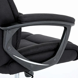 Кресло BRABIX PREMIUM "Adagio EX-551", ткань, пятилучие металл, черное, 532938