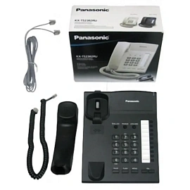 Телефон проводной Panasonic KX-TS2382RUB черный