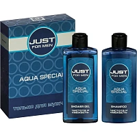 Подарочный набор для мужчин Just For Men Aqua (шампунь и гель для душа, 2x210 мл)