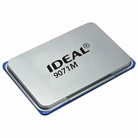 Штемпельная подушка TRODAT IDEAL 9071Мс, 90х56 мм, металлический корпус, синяя, 153125/190092